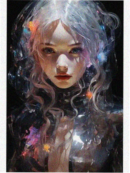 动漫女头 复古胶片感少女头像
